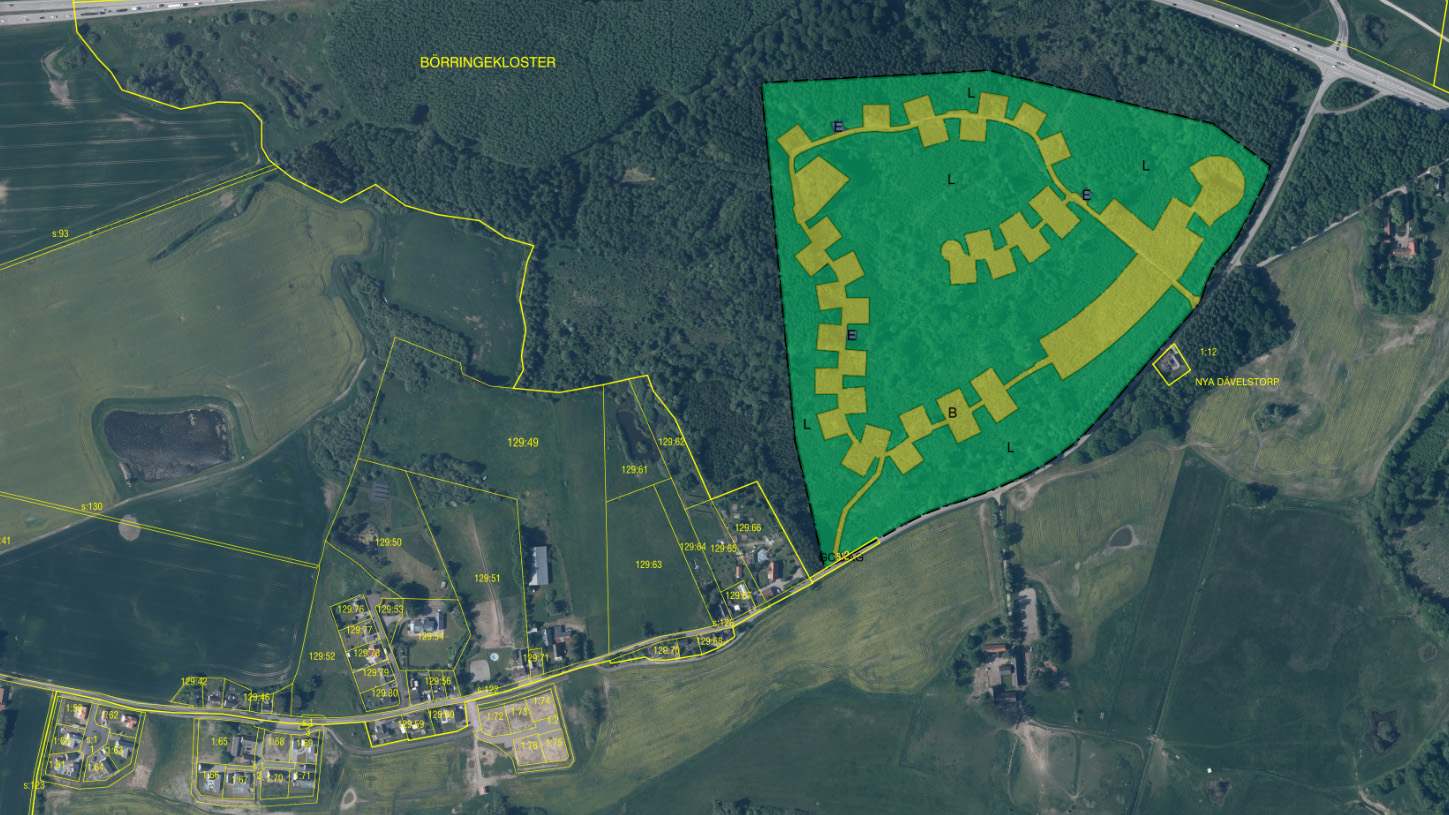 Gå till karta över Börringekloster på Lantmäteriets hemsida